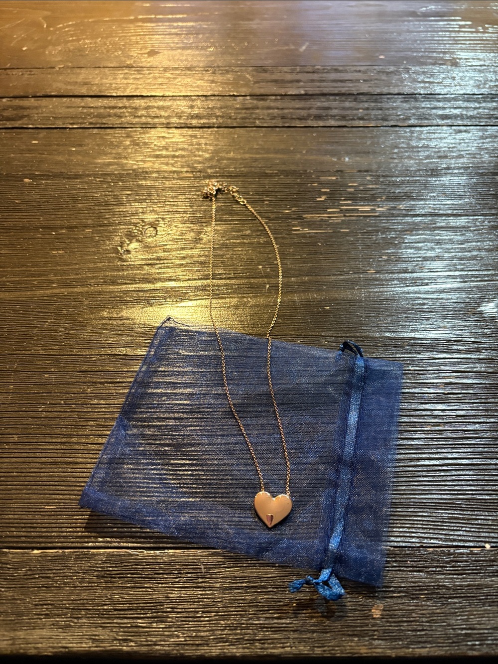 NEW Gold Heart Pendant Necklace in  Gold - Women Jewelry